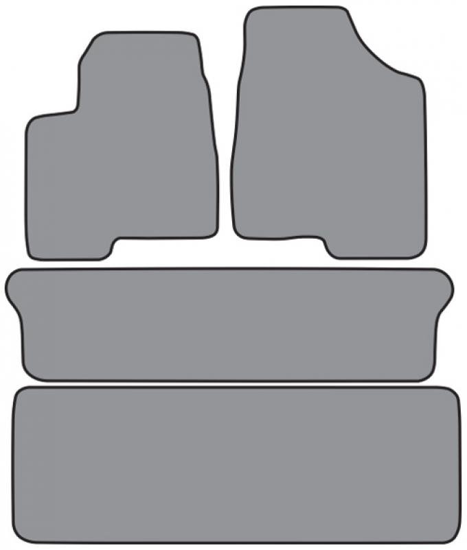 ACC 1997-2004 Oldsmobile Silhouette Floor Mat 4pc (P37 P37R) Cutpile