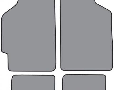 ACC 1984-1987 Honda Civic Floor Mat 4pc (H542F FM18R) Cutpile