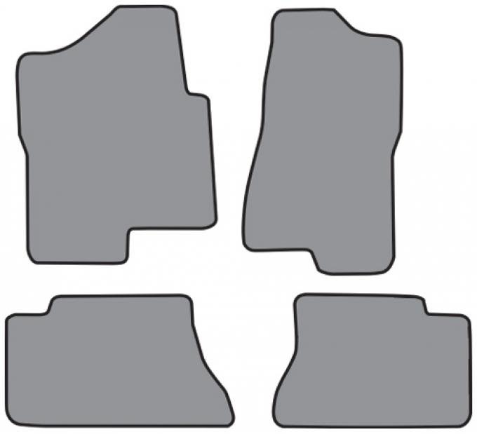 ACC 1999-2004 Chevrolet Silverado 2500 Crew Cab Floor Mat 4pc (FM149F FM308R) Cutpile