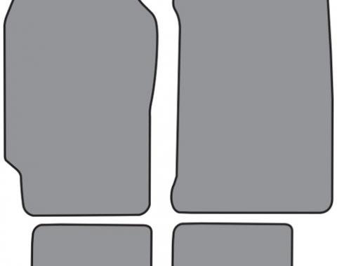 ACC 1983-1985 Honda Prelude Floor Mat 4pc (H302F FM18R) Cutpile