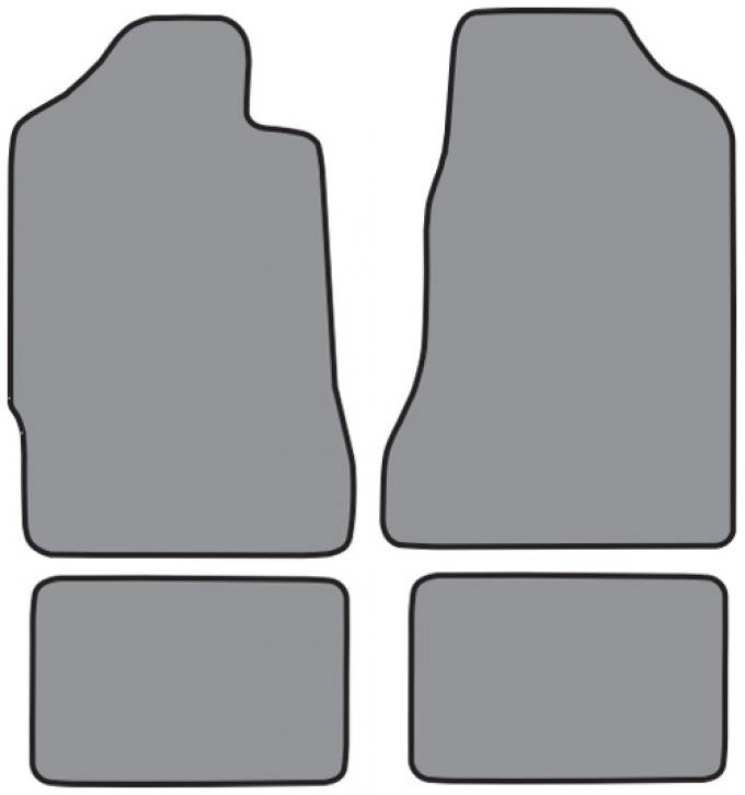 ACC 1995-1999 Dodge Neon Floor Mat 4pc (FM118 FM118R) Cutpile