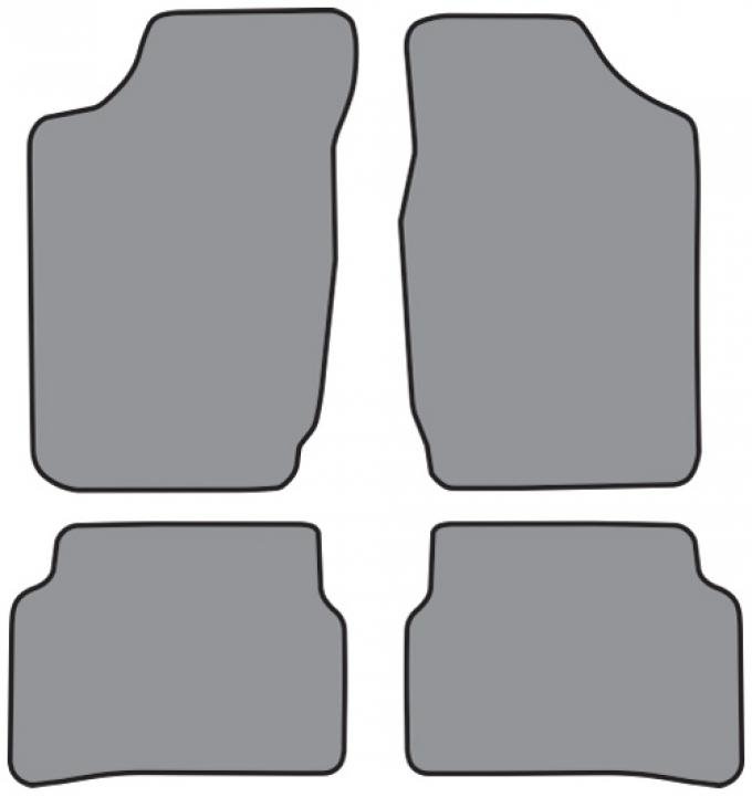 ACC 1987-1989 Toyota Corolla Floor Mat 4pc (TO72 TO72R) Cutpile