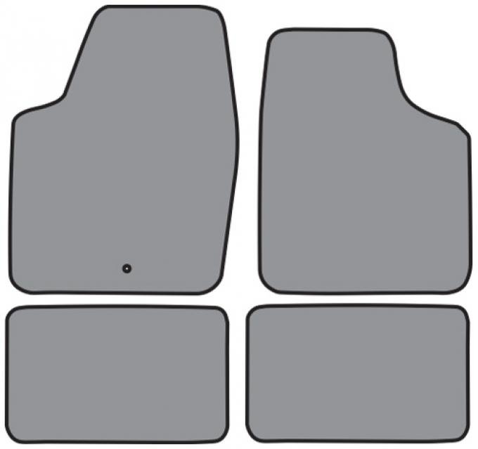 ACC 2014-2015 Chevrolet Impala Limited Floor Mat 4pc (FM333 FM333R) Cutpile