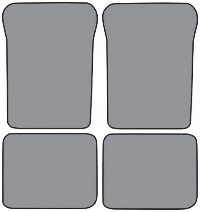 ACC 1992-1999 Oldsmobile 88 Floor Mat 4pc (FM147 FM147R) Cutpile