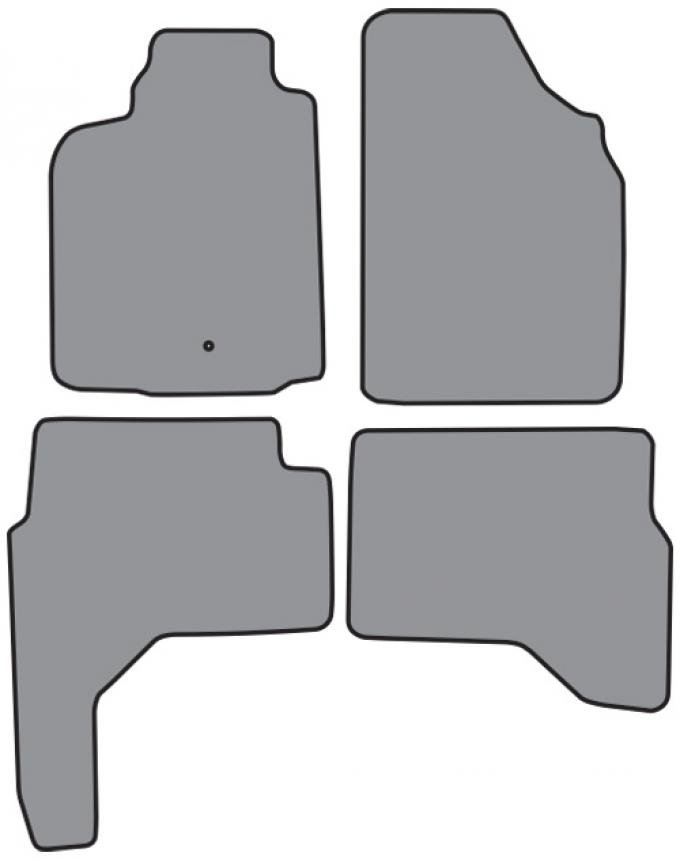 ACC 1997-2004 Mitsubishi Montero Sport Floor Mat 4pc (P611 P611R) Cutpile