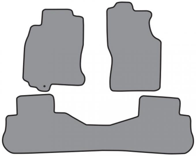 ACC 2003-2005 Infiniti FX35 2pc Frts & 1pc Rr Floor Mat (P545 P545R) Cutpile