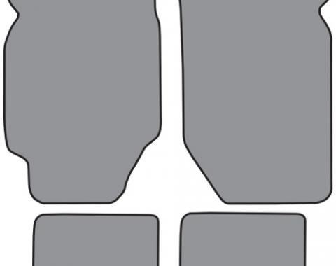 ACC 1982-1985 Honda Accord Auto Floor Mat 4pc (H530F FM18R) Cutpile