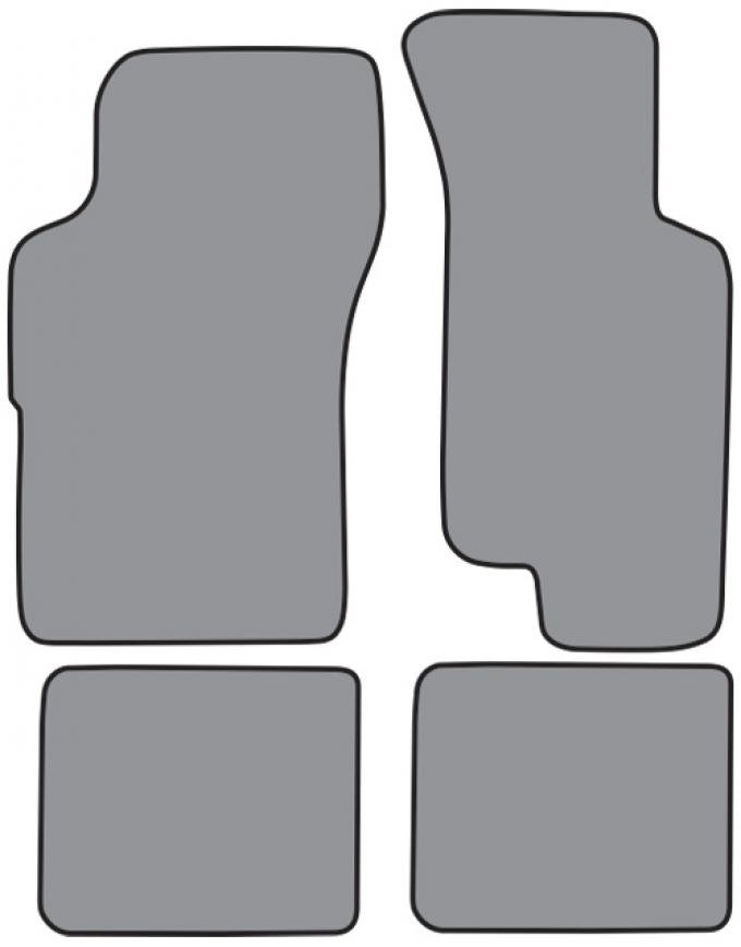 ACC 1986-1991 Ford Taurus Floor Mat 4pc (ME623F FM18R) Cutpile