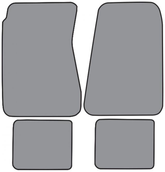 ACC 1968-1972 Buick Sportwagon Floor Mat 4pc (FM116F FM18R) Loop