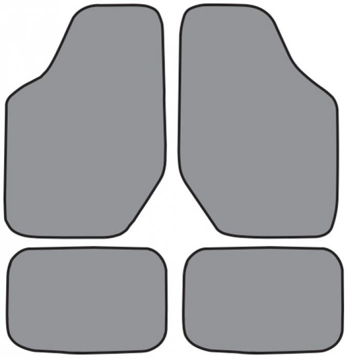 ACC 1996-2005 Mercury Sable Floor Mat 4pc (FM67 FM67R) Cutpile