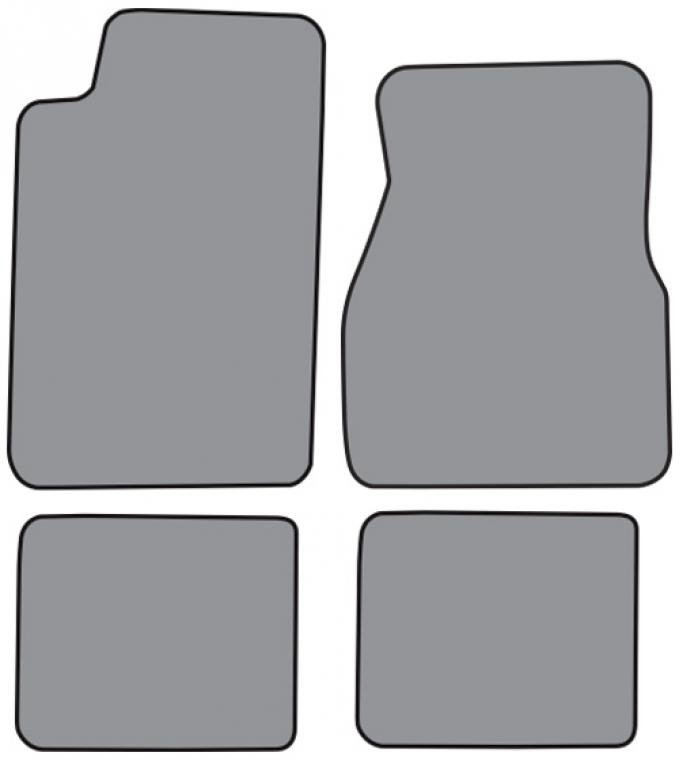 ACC 1993-2002 Pontiac Firebird Floor Mat 4pc (FM05F FM18R) Cutpile