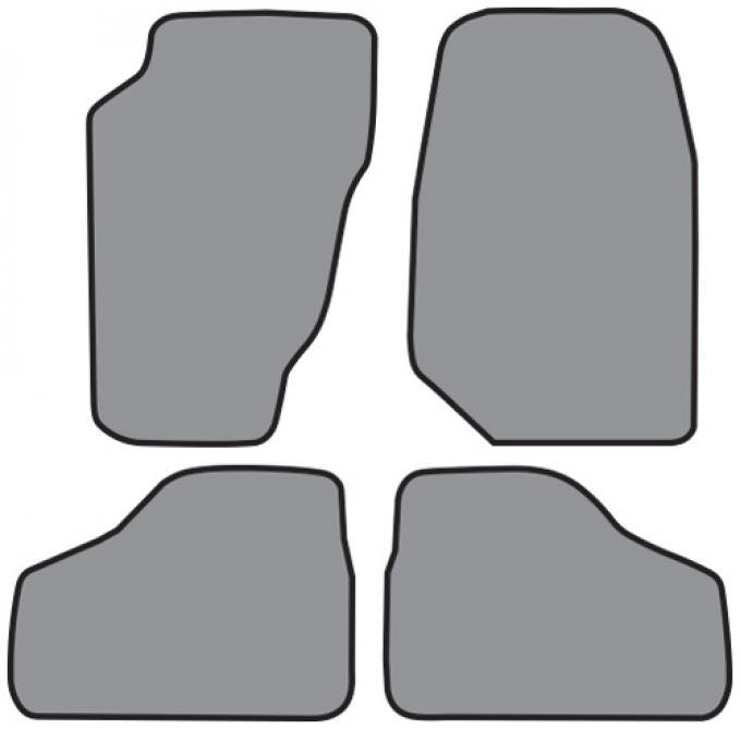 ACC 2002-2007 Jeep Liberty Floor Mat 4pc (FM327 FM327R) Cutpile
