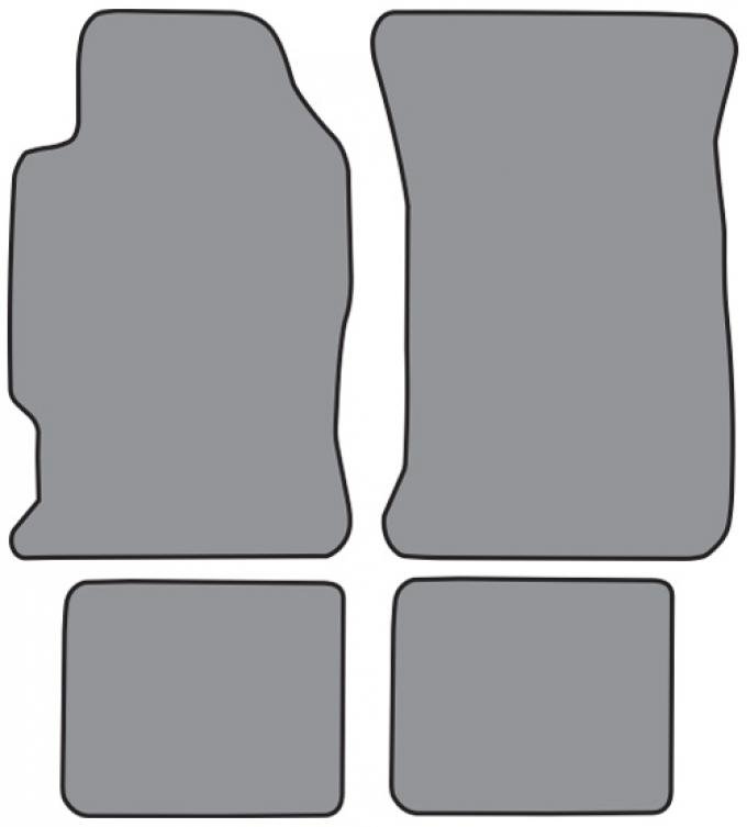 ACC 1986-1990 Acura Legend Floor Mat 4pc (AC495F FM18R) Cutpile