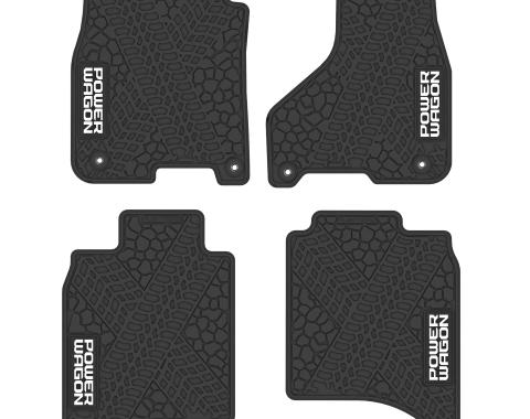FlexTread 12-18 Dodge Ram 2500/3500 Crew Cab (4 pc) w/ Power Wagon Logo NGTT14055