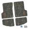 FlexTread 97-06 Jeep Wrangler TJ & LJ Floor Mats (4pc) w/ Rubicon Logo NGTT44048
