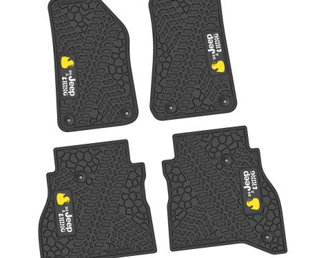 FlexTread 20-24 Jeep Gladiator Floor Mats (4pc) w/ It's a JEEP Thing Logo NGTT45050