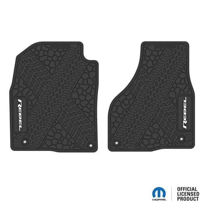 FlexTread 15-18 RAM 1500 Floor Mats (2pc) w/ Rebel Logo NGTT11017