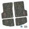 FlexTread 97-06 Jeep Wrangler TJ & LJ Floor Mats (4pc) w/ Rubicon Logo NGTT44048