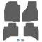 FlexTread 12-18 Dodge Ram 1500 Quad Cab/19-24 Dodge Ram 1500 Classic Quad Cab (4 pc) w/ Longhorn Logo NGTT12019