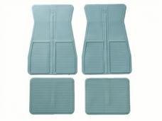 F-Body Original Style Rubber Floor Mats, With GM Logo, 1973-1981