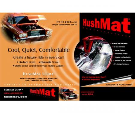 Hushmat Ultra Insulation, Floor Pan, For Malibu, 1982-1983