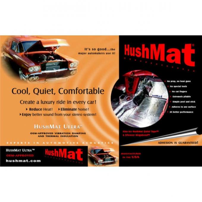 Hushmat Ultra Insulation, Floor Pan, For Malibu, 1982-1983