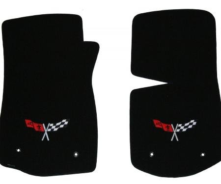 Lloyd Velourtex 2 Pc Front Mats, 960 Black, Logo 819026