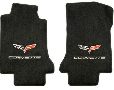 Lloyd Velourtex 2 Pc Front Mats, 962 Ebony, Logo 819118-1