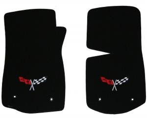 Lloyd Velourtex 2 Pc Front Mats, 960 Black, Logo 819026