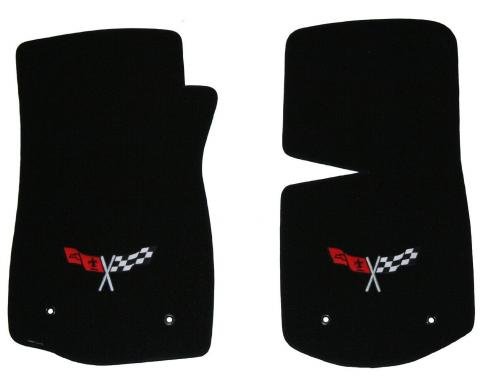 Lloyd Velourtex 2 Pc Front Mats, 960 Black, Logo 819026