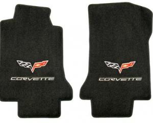 Lloyd Velourtex 2 Pc Front Mats, 962 Ebony, Logo 819118-1