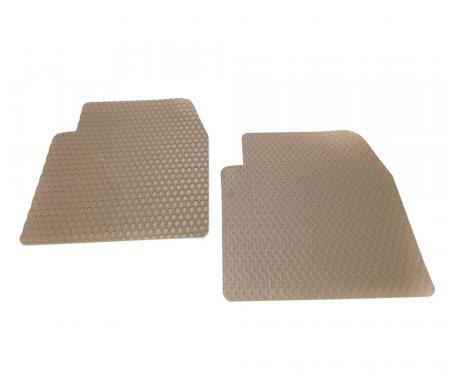 Toyota 4Runner Floor Mats, 2 Piece 2nd Seat Lloyd® Rubbertite™, Tan, 1996-2004