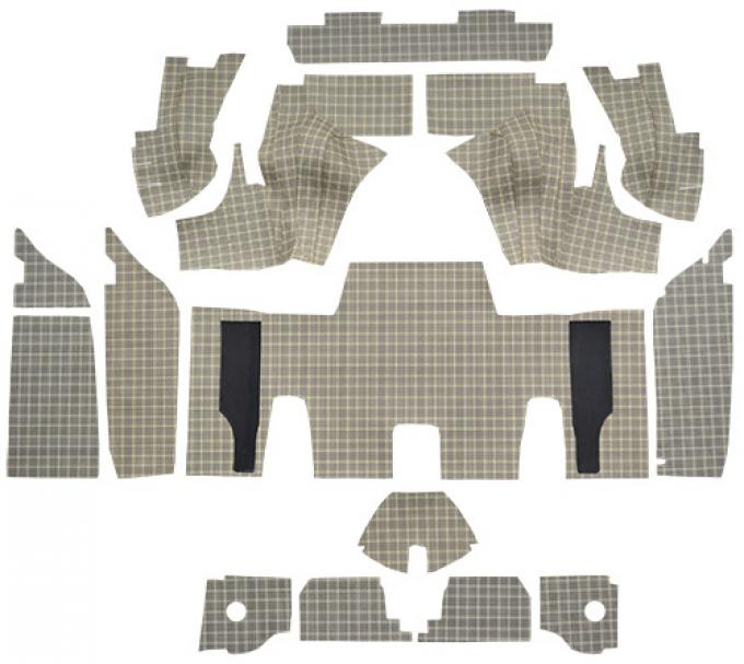 ACC 1961-1963 Ford Thunderbird Trunk Mat Convertible with Boards Fleece