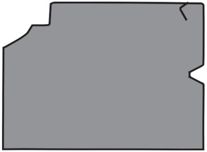 ACC 1968 Pontiac GTO Trunk Mat in Carpet with Pad Loop