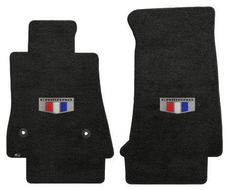 Lloyd Velourtex 2 Pc Front Mats, 962 Ebony, Logo 819312