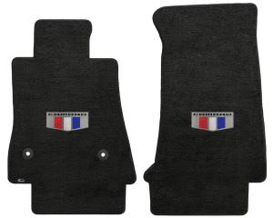 Lloyd Velourtex 2 Pc Front Mats, 962 Ebony, Logo 819312
