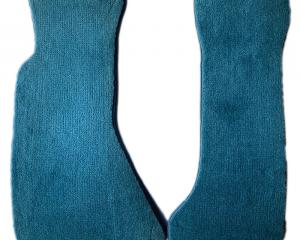 Corvette Floor Mats, 2 Piece ACC Cut Pile, Blue (802), BLEM 1984-1996