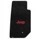 Lloyd Mats 2007-2013 Jeep Wrangler Jeep Wrangler Unlimited 2007-2013 2 Piece Front Black Ultimat Red Jeep Logo 600064