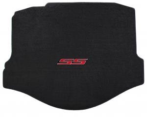 Lloyd Mats 2010-2015 Chevrolet Camaro Camaro 2010-on Coupe Trunk Mat Ebony Velourtex SS Logo 620008