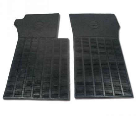 Corvette Mats, Black Rubber, 1963-1967