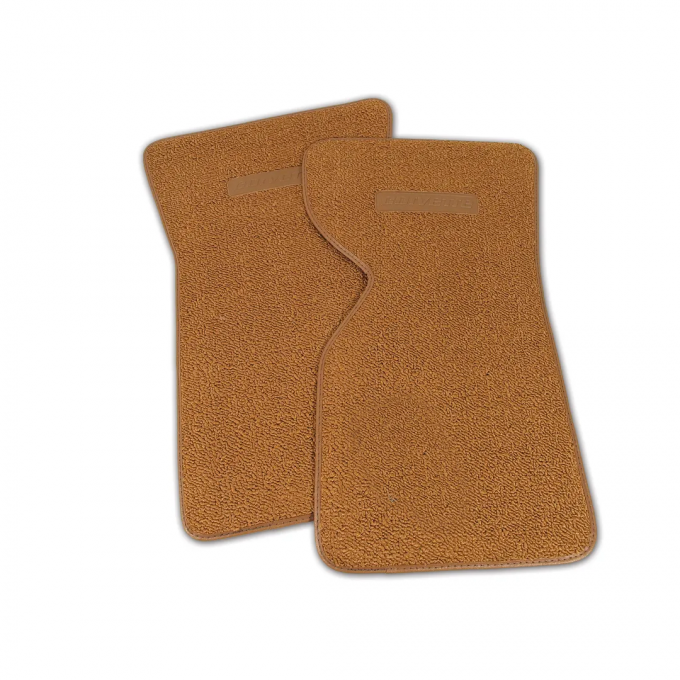 Corvette Mats, Medium Saddle 80/20 (51), 1973-1975