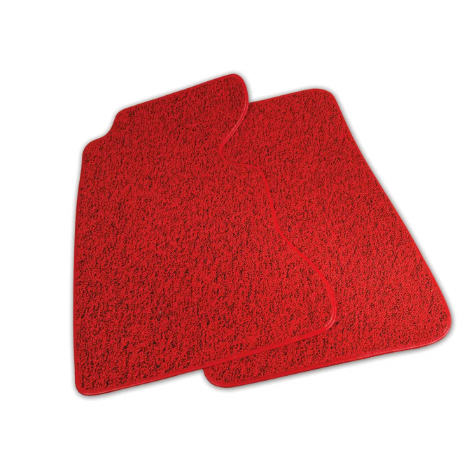 Corvette Mats, Red Tuxedo (35), 1959-1962