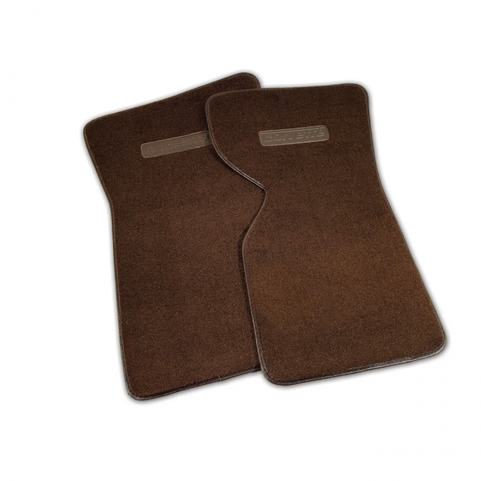 Corvette Mats, Dark Brown Pile (55), 1976-1978