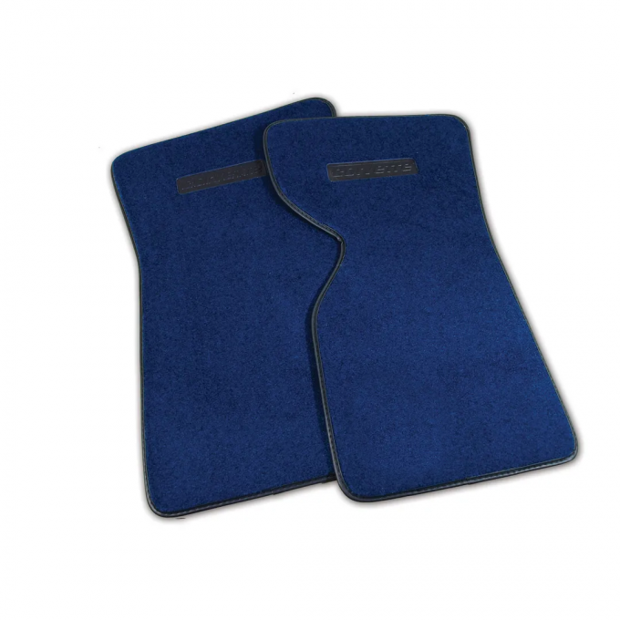 Corvette Mats, Dark Blue Pile (43), 1973-1975