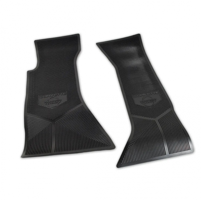 Corvette Mats, Black Corvette, 1984-1987