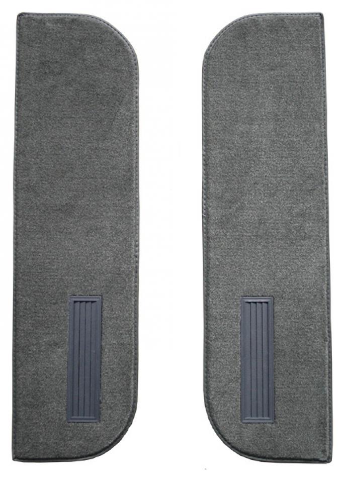 ACC 1973 GMC K25/K2500 Pickup Reg Cab Inserts on Cardboard w/Vents Door Panel 2pc Loop Carpet