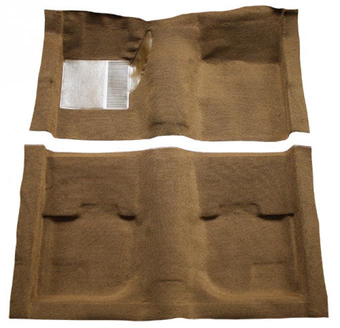 ACC 1969-1970 Ford Mustang Fastback without Folddowns without Shifter Cut Pass Area Nylon Carpet