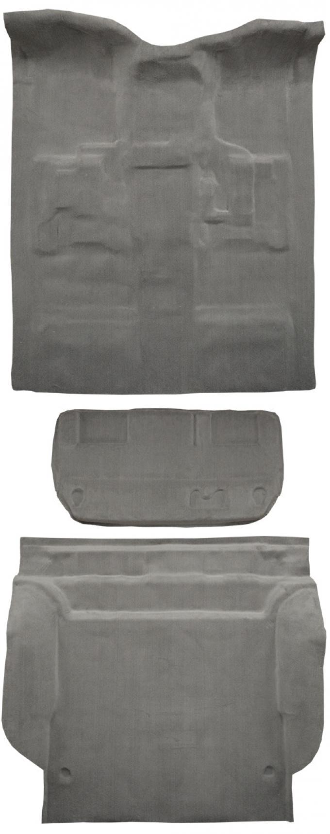 ACC 2007-2010 Cadillac Escalade 4DR w/2nd Row 60-40 Seat Mount Cover Complete Cutpile Carpet