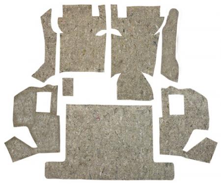 ACC 1968-1977 Chevrolet Corvette Complete Pad Kit Jute Carpet