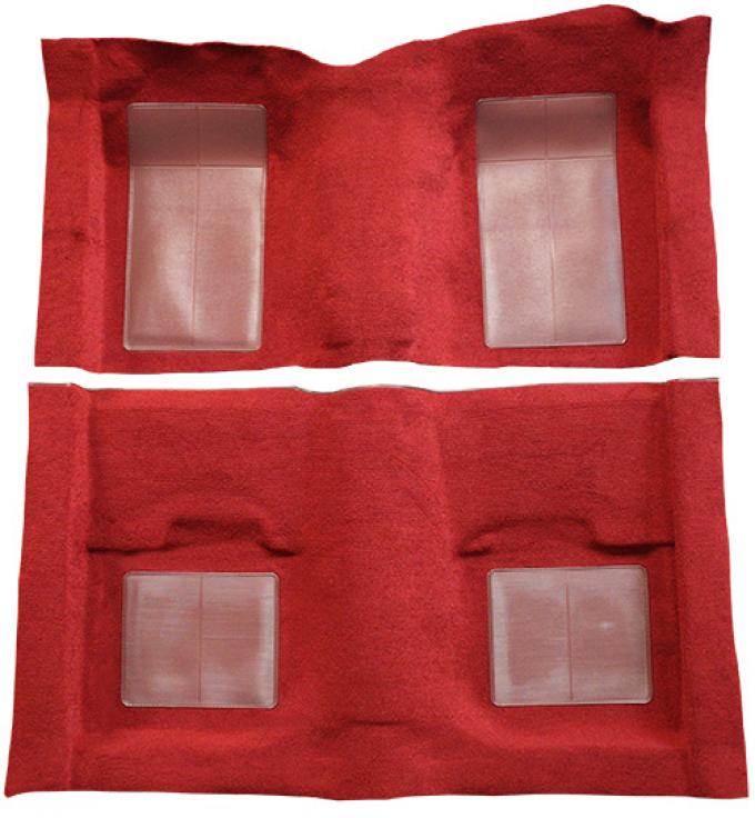 ACC 1969 Ford Mustang Mach I with 4 Maroon Inserts Fastback Nylon Carpet